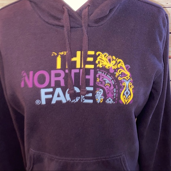 🚫SOLD🚫 The North Face Women’s Eggplant Half Dome Fleece Sweatshirt Hoodie - Picture 5 of 9